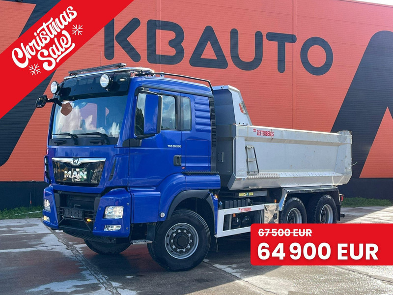 MAN TGS 26.500 6x6 HYDRODRIVE / BOX L=4545 mm - Camion benne: photos 1 MAN TGS 26.500 6x6 HYDRODRIVE / BOX L=4545 mm - Camion benne: photos 1