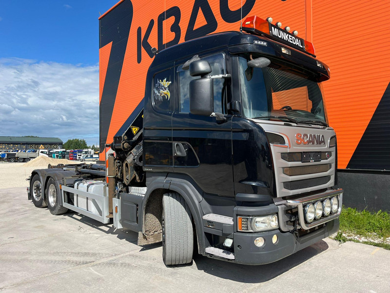 Scania G 440 6x2*4 PK22002 + JIB / PALFINGER 20 ton / L=5000 mm - Camion ampliroll, Camion grue: photos 4 Scania G 440 6x2*4 PK22002 + JIB / PALFINGER 20 ton / L=5000 mm - Camion ampliroll, Camion grue: photos 4