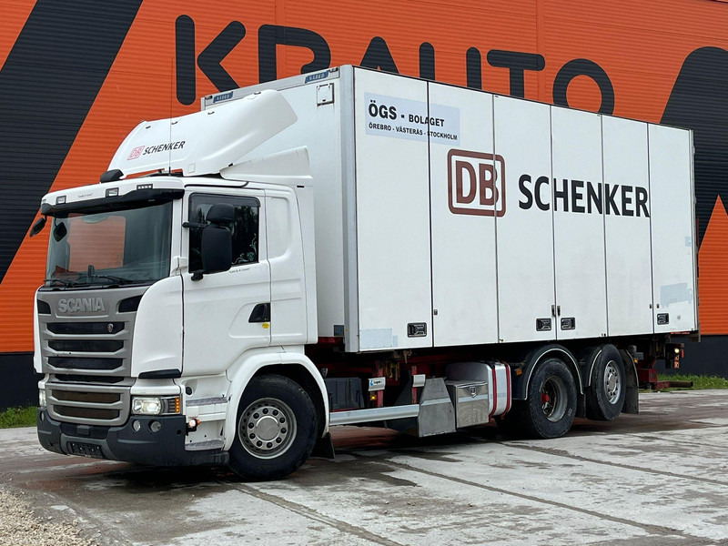 Scania G 450 6x2*4 RETARDER / BOX L=7360 mm - Camion fourgon: photos 1 Scania G 450 6x2*4 RETARDER / BOX L=7360 mm - Camion fourgon: photos 1
