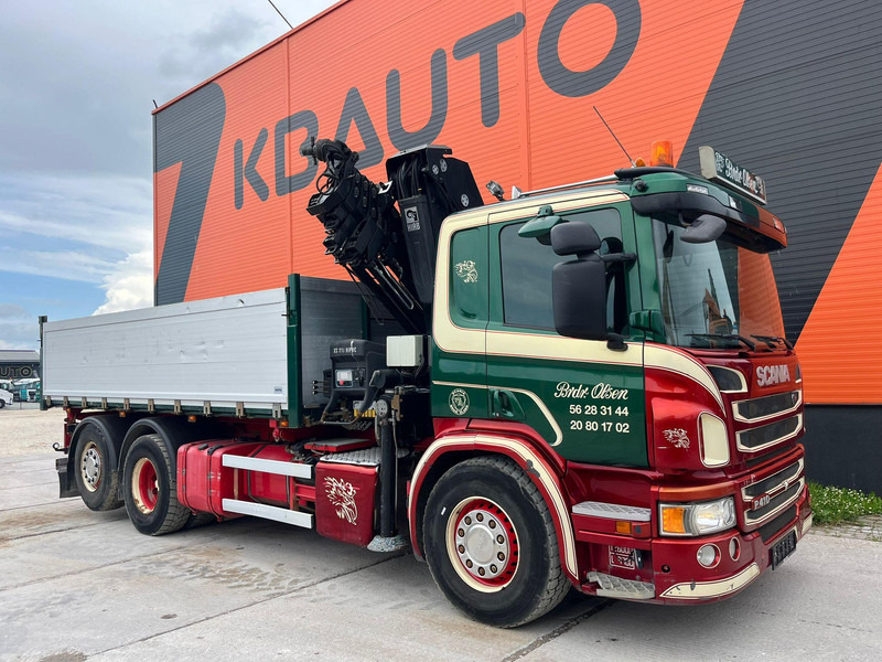 Scania P 410 6x2*4 HIAB 211EP-5 / BOX L=5386 mm - Camion benne, Camion grue: photos 4 Scania P 410 6x2*4 HIAB 211EP-5 / BOX L=5386 mm - Camion benne, Camion grue: photos 4