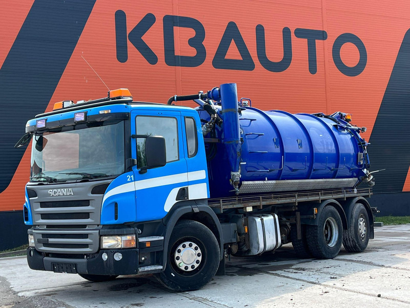 Scania P 420 6x2*4 ADR TANK INTERCONSULT 14230 l / VACUUM Pagani MEC 8000 year 2017 - Camion hydrocureur: photos 1 Scania P 420 6x2*4 ADR TANK INTERCONSULT 14230 l / VACUUM Pagani MEC 8000 year 2017 - Camion hydrocureur: photos 1