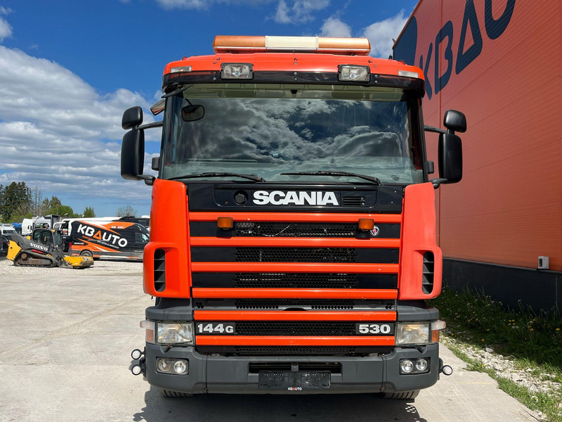 Scania R 144 8x2/4 HIAB 211EP-5 YEAR 2008 / HOOK LIFT L=5400 mm - Camion ampliroll, Camion grue: photos 3 Scania R 144 8x2/4 HIAB 211EP-5 YEAR 2008 / HOOK LIFT L=5400 mm - Camion ampliroll, Camion grue: photos 3