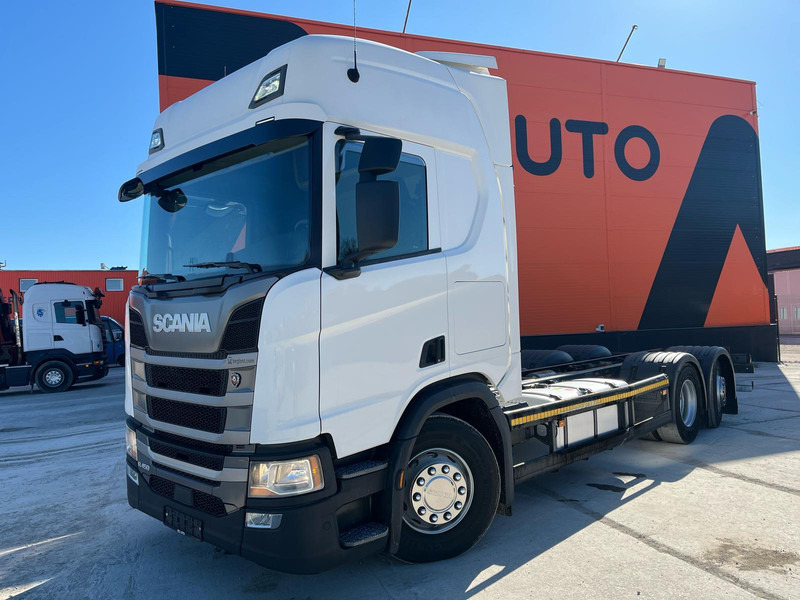Scania R 450 6x2*4 9 TON FRONT AXLE / RETARDER / CHASSIS L=7286 mm - Châssis cabine: photos 2 Scania R 450 6x2*4 9 TON FRONT AXLE / RETARDER / CHASSIS L=7286 mm - Châssis cabine: photos 2