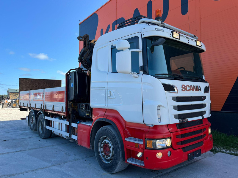 Scania R 500 6x2*4 EFFER 255/6S / PLATFORM L=6620 mm - Camion plateau, Camion grue: photos 4 Scania R 500 6x2*4 EFFER 255/6S / PLATFORM L=6620 mm - Camion plateau, Camion grue: photos 4
