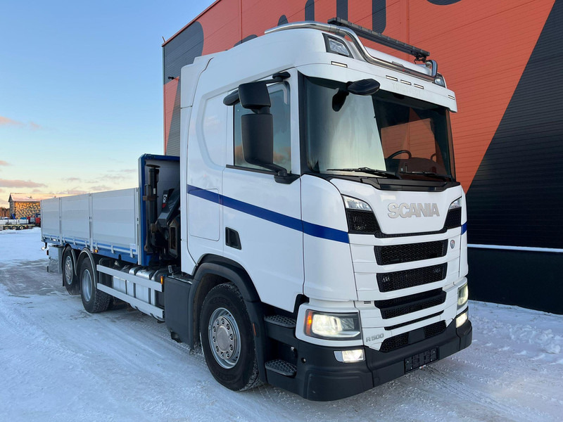 Scania R 500 6x2*4 HIAB 232E-6 / PLATFORM L=6432 mm - Camion plateau, Camion grue: photos 4 Scania R 500 6x2*4 HIAB 232E-6 / PLATFORM L=6432 mm - Camion plateau, Camion grue: photos 4