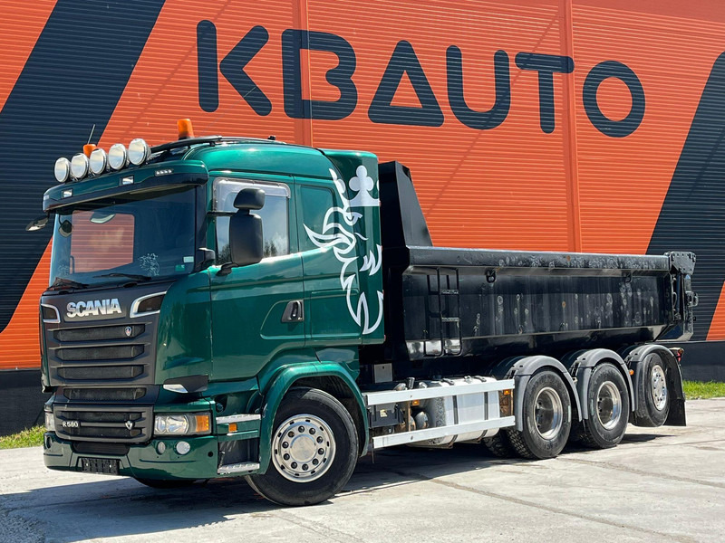 Scania R 580 8x4*4 RETARDER / BOX L=6092 mm - Camion benne: photos 1 Scania R 580 8x4*4 RETARDER / BOX L=6092 mm - Camion benne: photos 1