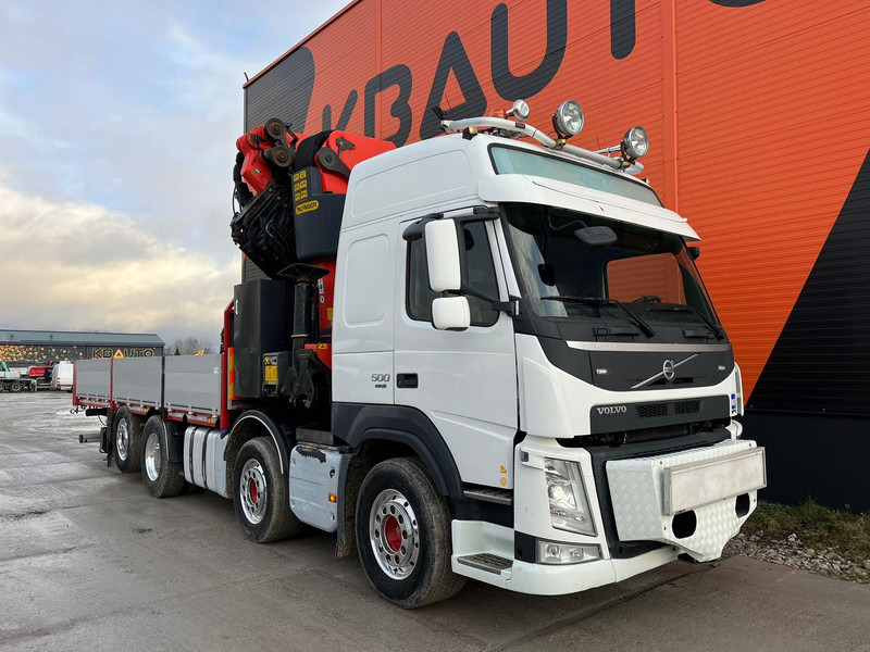Volvo FM 500 8x2*6 COMBI / EXTENDABLE PLATFORM + TRACTOR / PK65002 + JIB + WINCH / PLATFORM L=6498 mm - Tracteur routier: photos 4 Volvo FM 500 8x2*6 COMBI / EXTENDABLE PLATFORM + TRACTOR / PK65002 + JIB + WINCH / PLATFORM L=6498 mm - Tracteur routier: photos 4