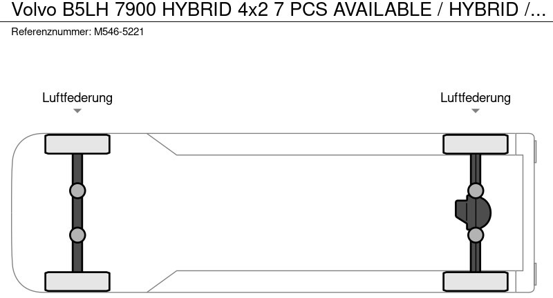 Bus urbain Volvo B5LH 7900 HYBRID 4x2 7 PCS AVAILABLE / HYBRID / AC: photos 20