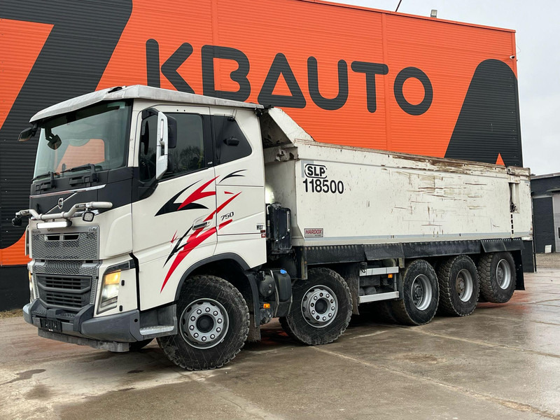 Volvo FH 750 10x4 ADR / RETARDER / FULL STEEL / BOX L=7089 mm - Camion benne: photos 1 Volvo FH 750 10x4 ADR / RETARDER / FULL STEEL / BOX L=7089 mm - Camion benne: photos 1
