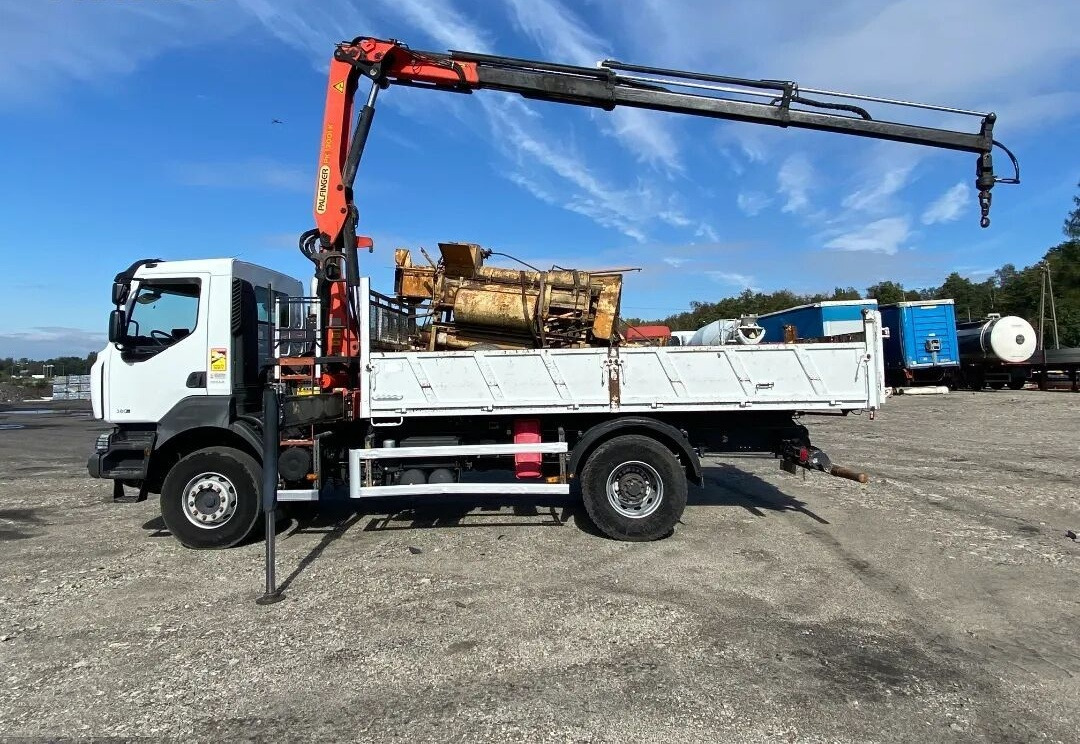 Renault KERAX 380 /Dźwig HDS Palfinger PK13001-K / / Retarder / Manual - Camion benne: photos 5 Renault KERAX 380 /Dźwig HDS Palfinger PK13001-K / / Retarder / Manual - Camion benne: photos 5