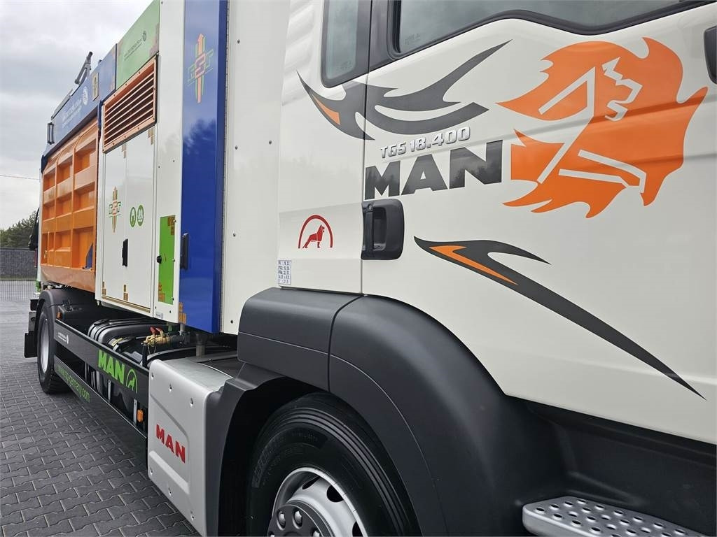 Camion hydrocureur MAN RSP ESE 18/4-KM Saugbagger vacuum cleaner excavato: photos 8