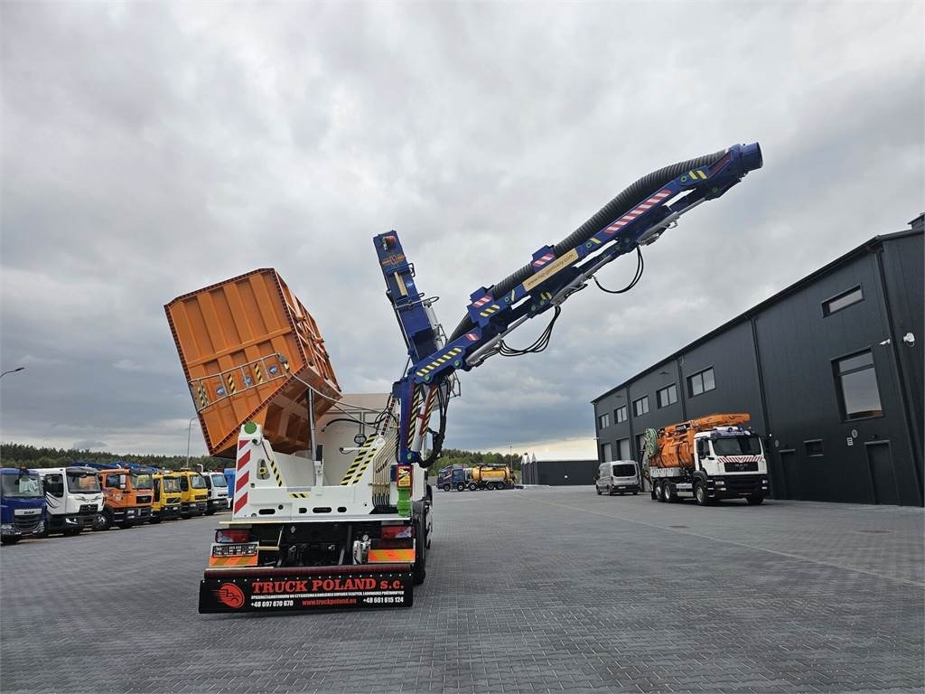 Camion hydrocureur MAN RSP ESE 18/4-KM Saugbagger vacuum cleaner excavato: photos 26