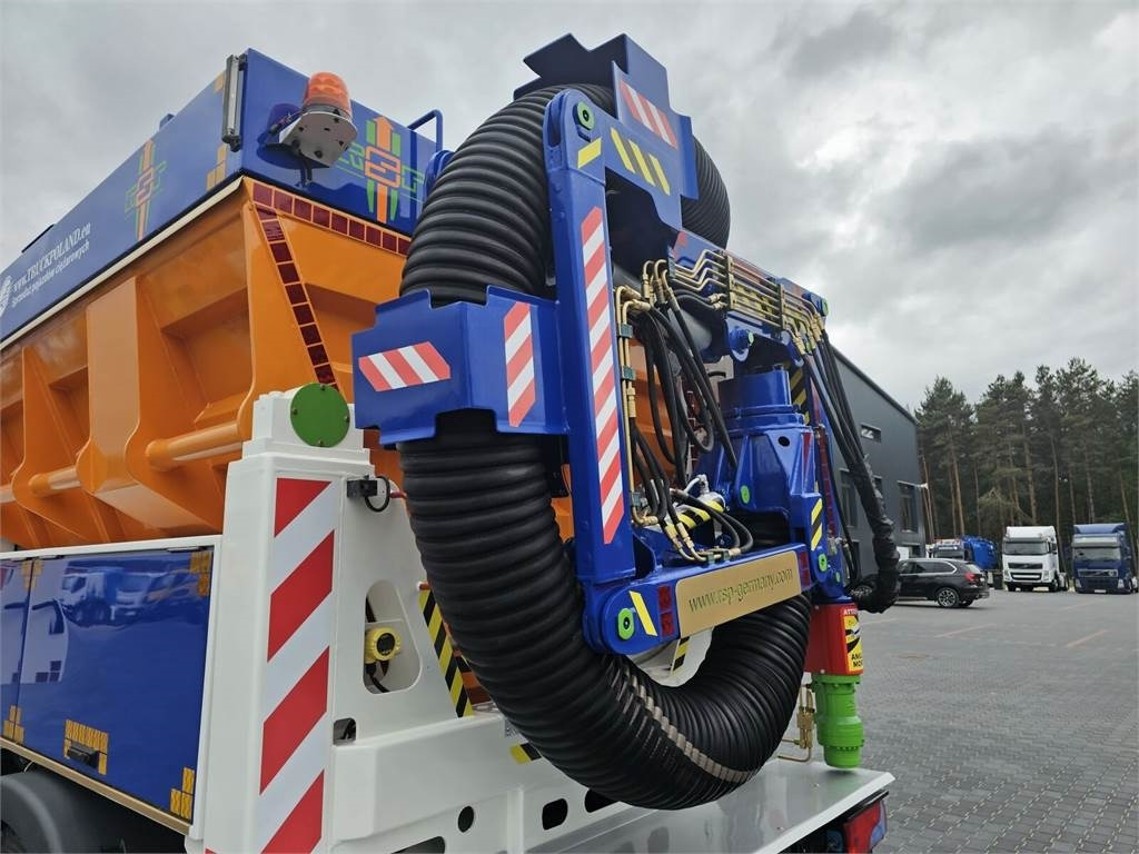 Camion hydrocureur MAN RSP ESE 18/4-KM Saugbagger vacuum cleaner excavato: photos 17