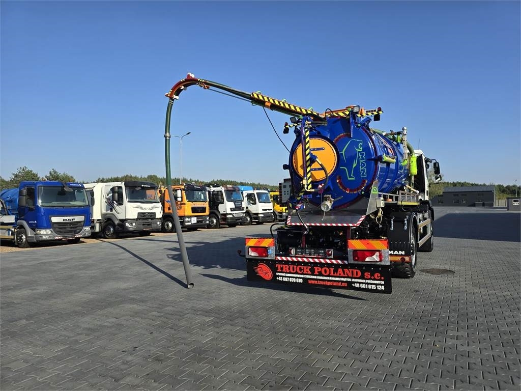 Camion hydrocureur MAN TGM 4x4 GAMON PW8 for collecting liquid waste sepa: photos 32