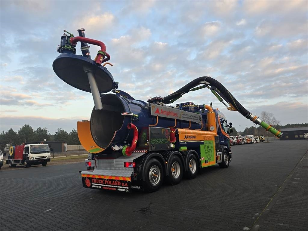 Camion hydrocureur Scania Amphitec VORTEX G2 ATEX suction and blowing vacuum: photos 12