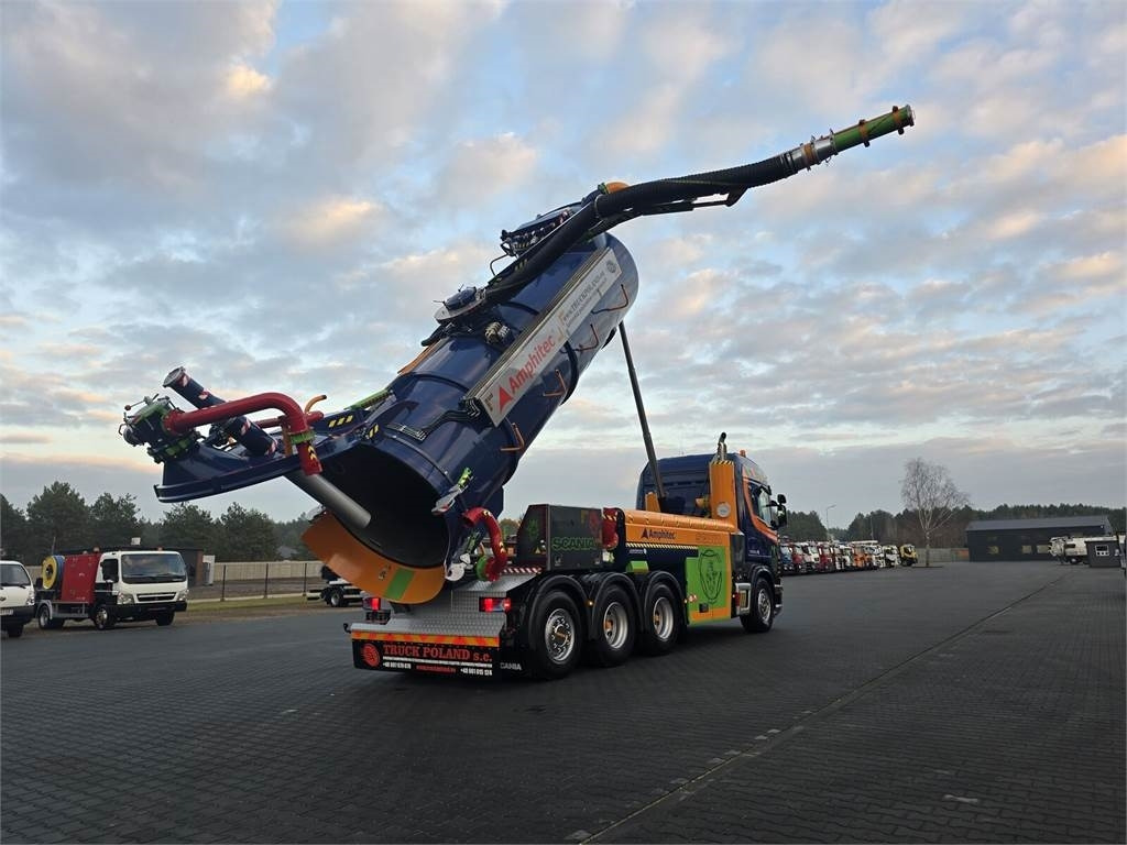 Scania Amphitec VORTEX G2 ATEX suction and blowing vacuum  - Camion hydrocureur: photos 1 Scania Amphitec VORTEX G2 ATEX suction and blowing vacuum  - Camion hydrocureur: photos 1