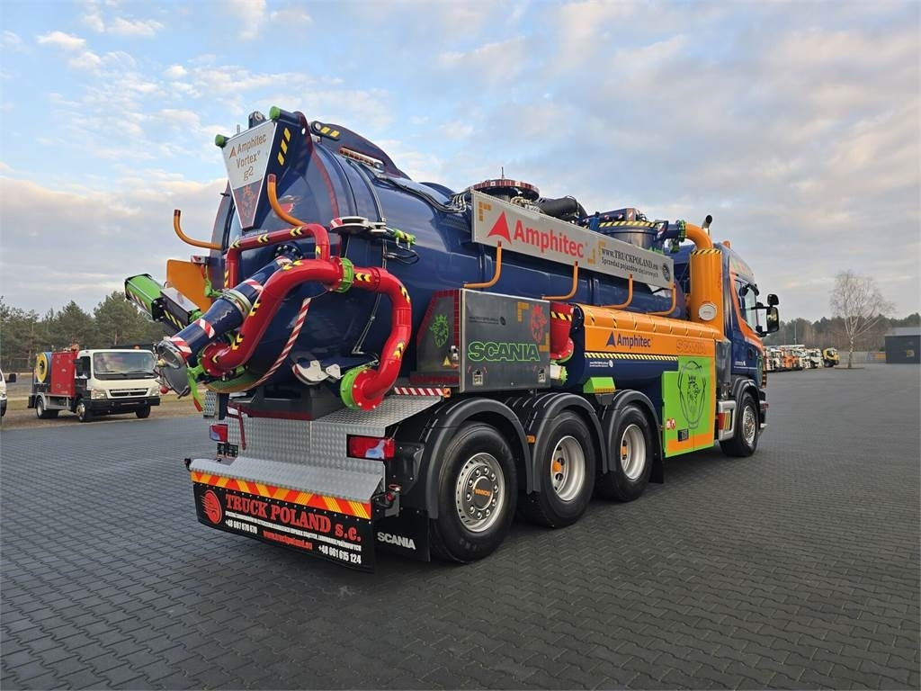Camion hydrocureur Scania Amphitec VORTEX G2 ATEX suction and blowing vacuum: photos 6