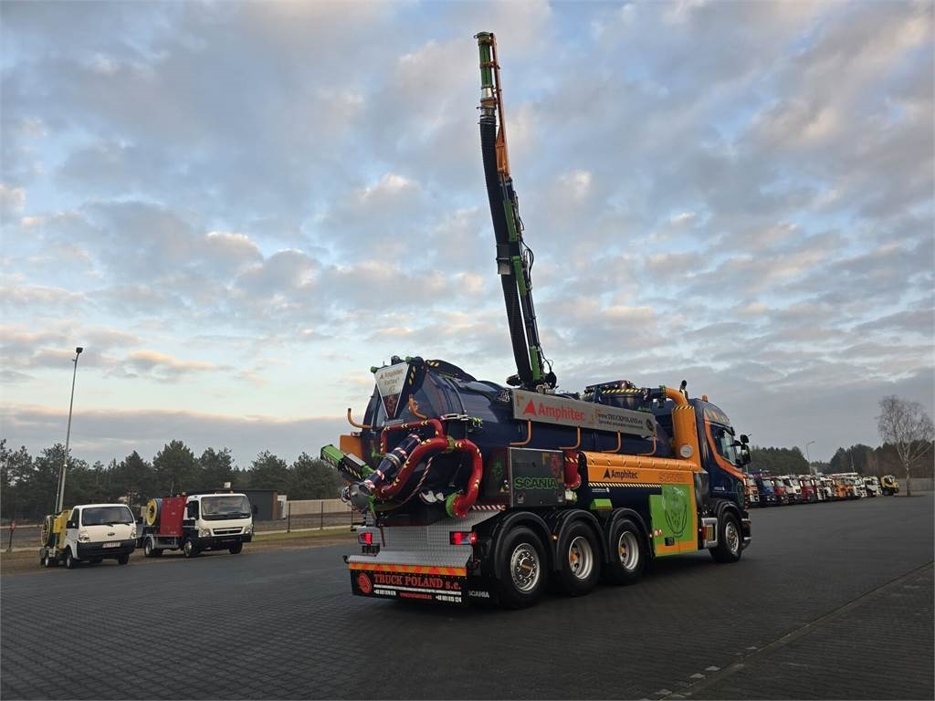 Camion hydrocureur Scania Amphitec VORTEX G2 ATEX suction and blowing vacuum: photos 29