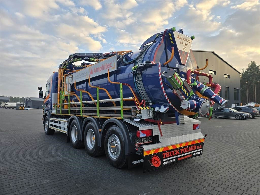 Camion hydrocureur Scania Amphitec VORTEX G2 ATEX suction and blowing vacuum: photos 5