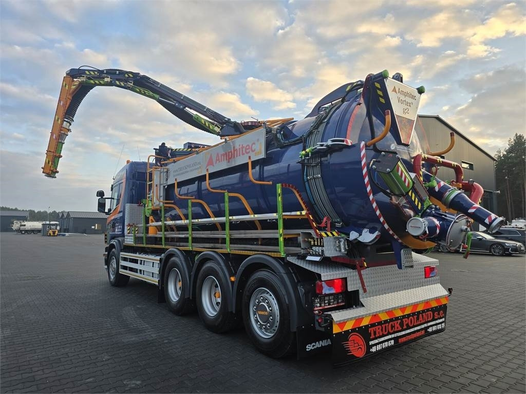 Camion hydrocureur Scania Amphitec VORTEX G2 ATEX suction and blowing vacuum: photos 6