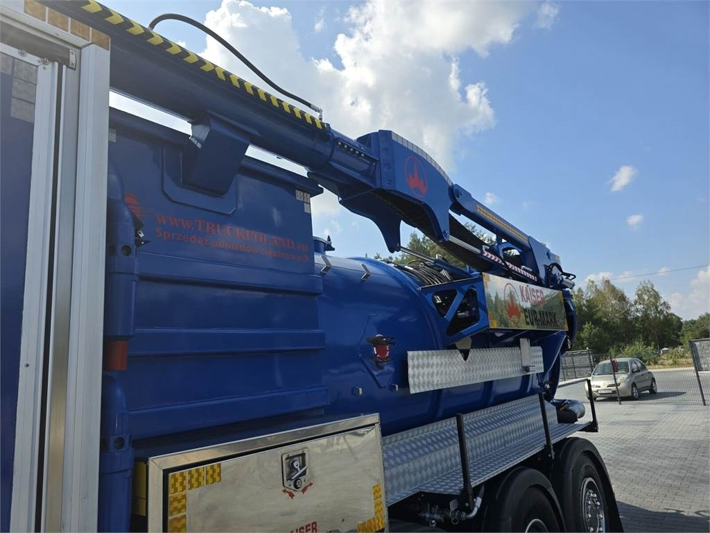 Camion hydrocureur Scania KAISER EUR-MARK PL 8 Vacuum suction-blowing loader: photos 13
