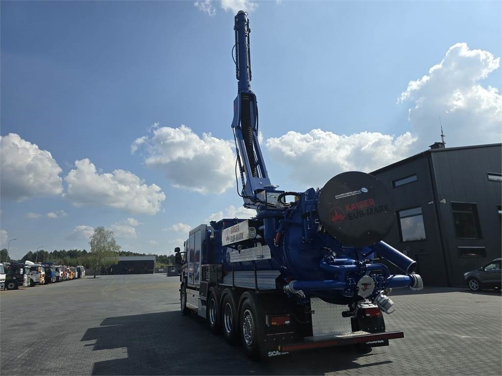 Camion hydrocureur Scania KAISER EUR-MARK PL 8 Vacuum suction-blowing loader: photos 26