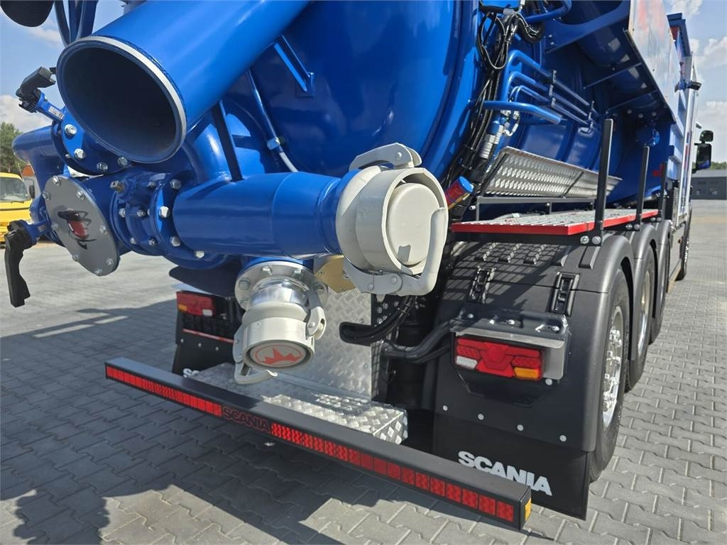 Camion hydrocureur Scania KAISER EUR-MARK PL 8 Vacuum suction-blowing loader: photos 18