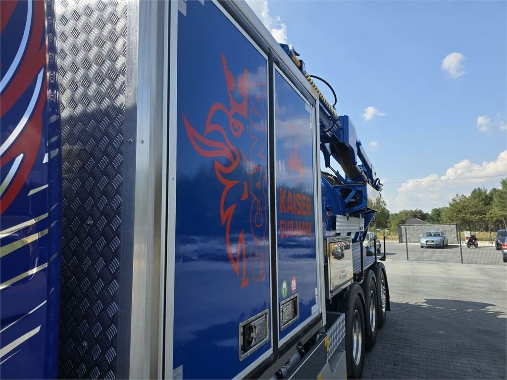 Camion hydrocureur Scania KAISER EUR-MARK PL 8 Vacuum suction-blowing loader: photos 11