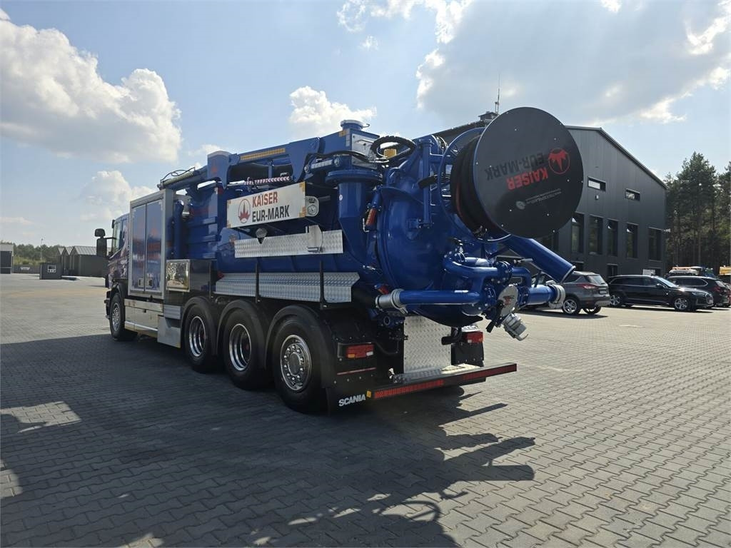 Camion hydrocureur Scania KAISER EUR-MARK PL 8 Vacuum suction-blowing loader: photos 5