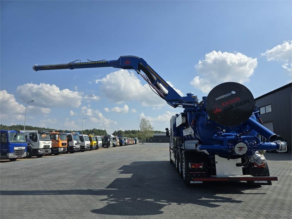 Camion hydrocureur Scania KAISER EUR-MARK PL 8 Vacuum suction-blowing loader: photos 30