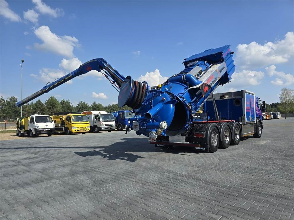 Scania KAISER EUR-MARK PL 8 Vacuum suction-blowing loader  - Camion hydrocureur: photos 1 Scania KAISER EUR-MARK PL 8 Vacuum suction-blowing loader  - Camion hydrocureur: photos 1