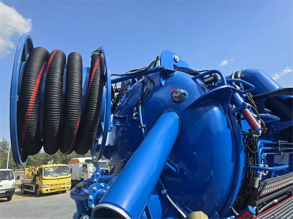 Camion hydrocureur Scania KAISER EUR-MARK PL 8 Vacuum suction-blowing loader: photos 19