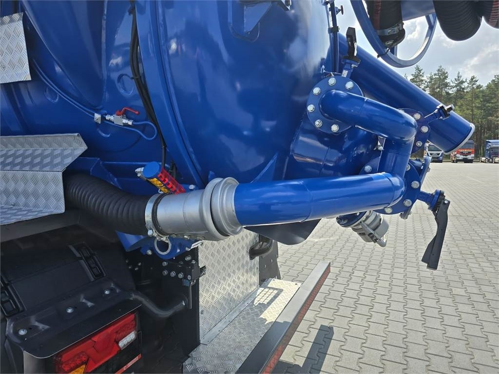 Camion hydrocureur Scania KAISER EUR-MARK PL 8 Vacuum suction-blowing loader: photos 16