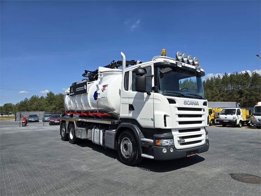 Scania Saugbagger Larsen FlexVac 311 Vacuum suction loade - Camion hydrocureur: photos 2 Scania Saugbagger Larsen FlexVac 311 Vacuum suction loade - Camion hydrocureur: photos 2