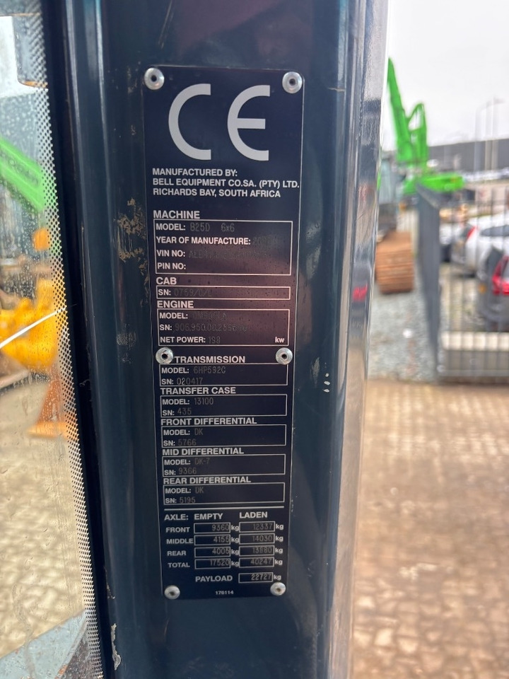 Tombereau articulé Bell B 25 D - B25D - B 30: photos 24