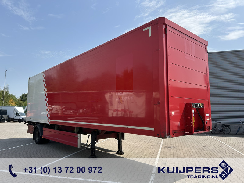 Groenewegen Jumbo / City / Box / Laadklep 2500 kg / APK TUV 11-25 - Semi-remorque fourgon: photos 1 Groenewegen Jumbo / City / Box / Laadklep 2500 kg / APK TUV 11-25 - Semi-remorque fourgon: photos 1