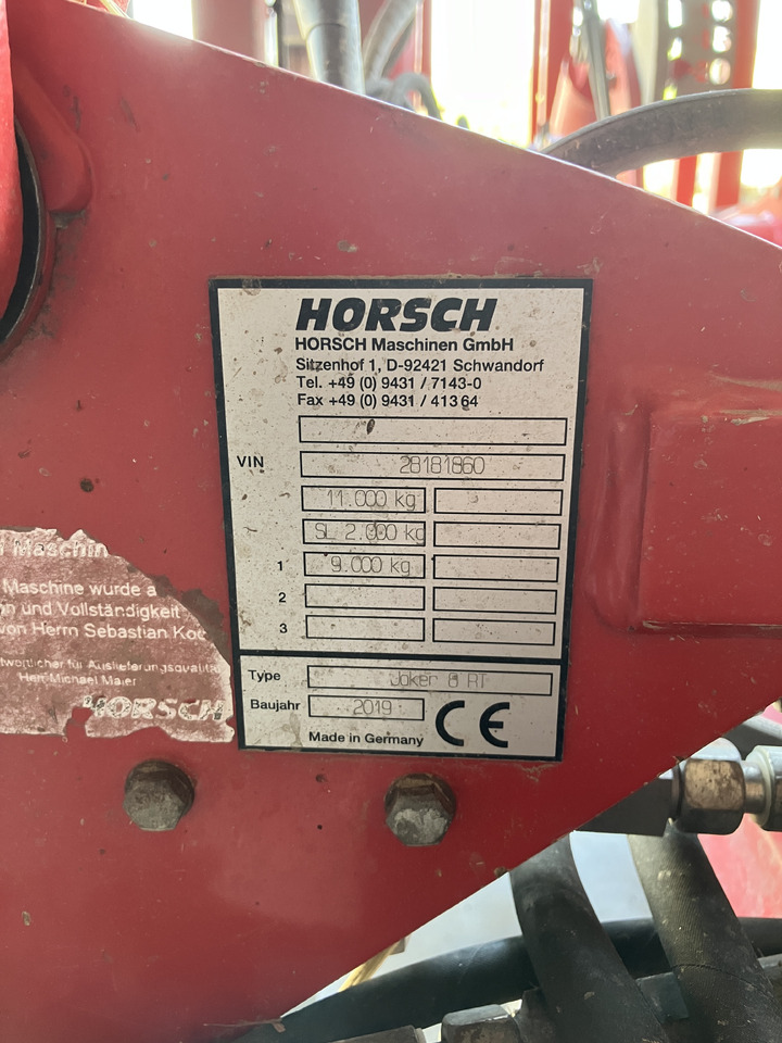HORSCH Joker 8 RT - Cover crop: photos 2 HORSCH Joker 8 RT - Cover crop: photos 2
