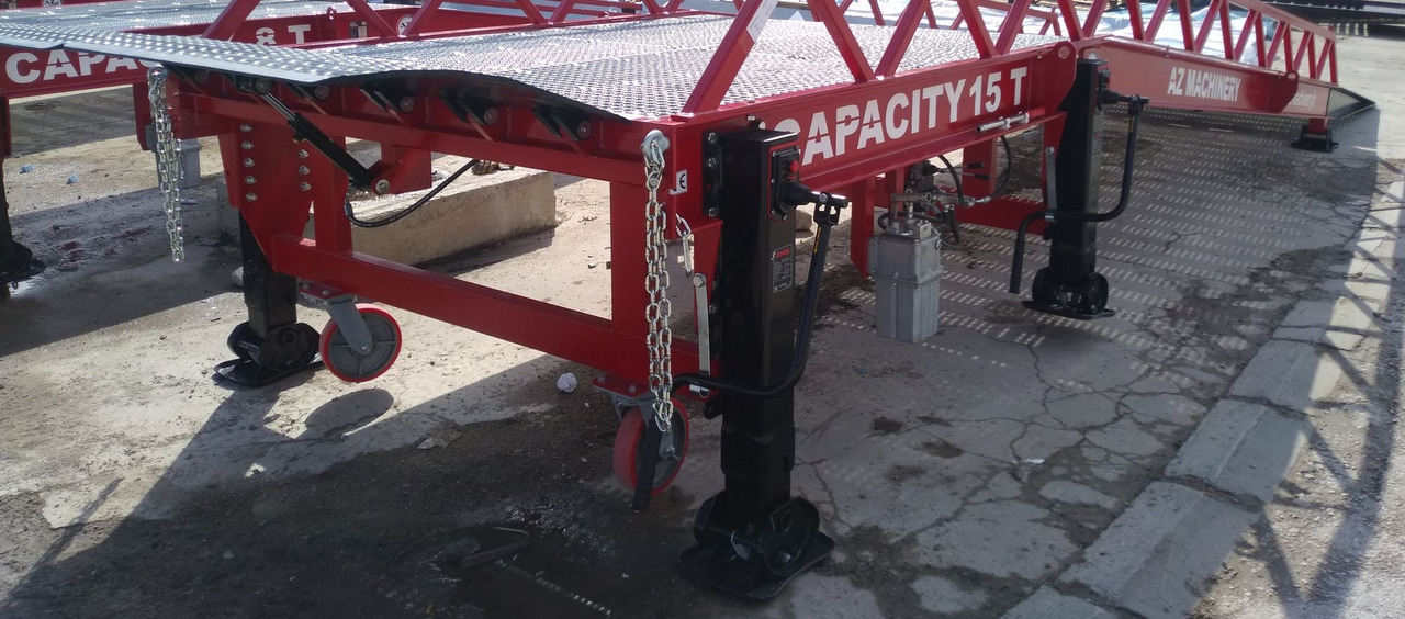 Rampe de chargement neuf Loading Ramp with with hydraulic tilting bridge -  AZ RAMP - STAR- 15T. 15 ton capacity: photos 10
