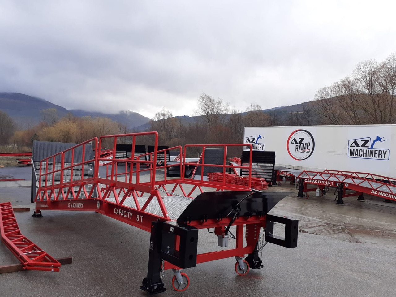 Rampe de chargement neuf Loading Ramp with with hydraulic tilting bridge -  AZ RAMP - STAR-RL- 8T. 8 ton capacity: photos 14