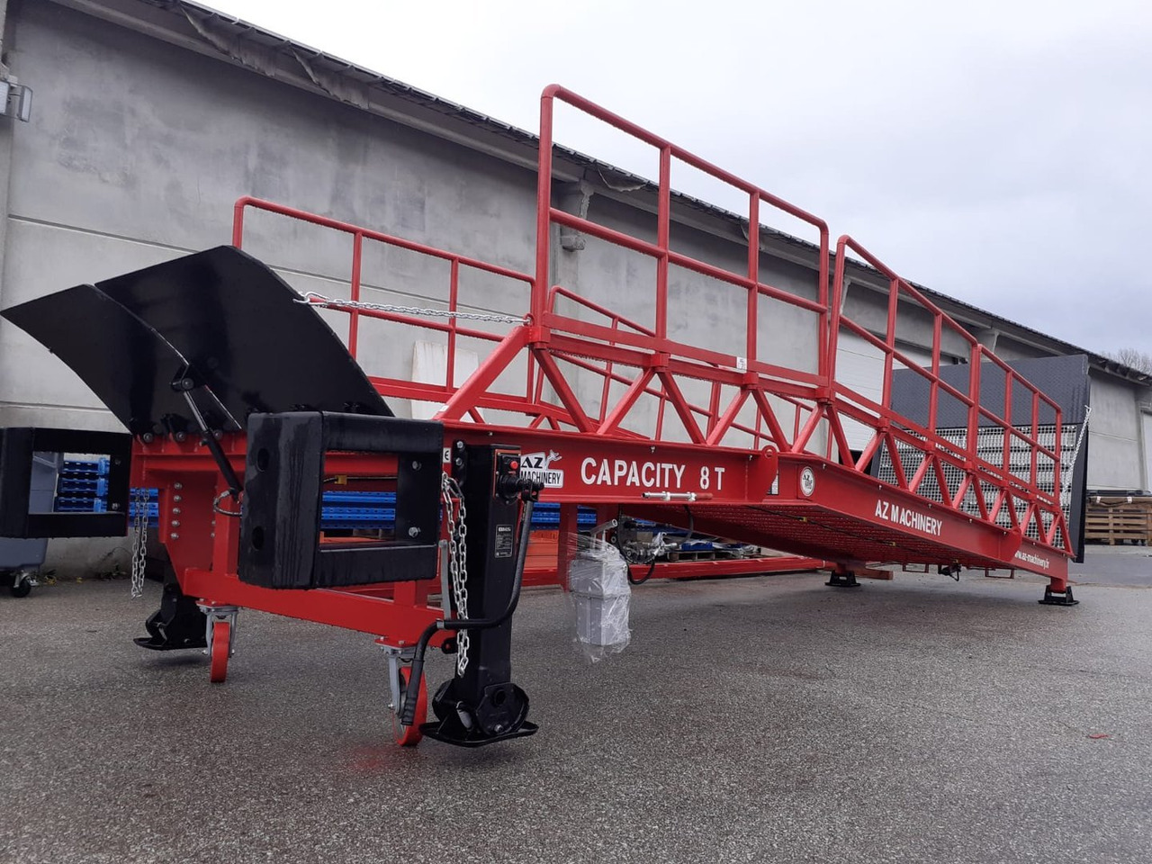 Rampe de chargement neuf Loading Ramp with with hydraulic tilting bridge -  AZ RAMP - STAR-RL- 8T. 8 ton capacity: photos 11