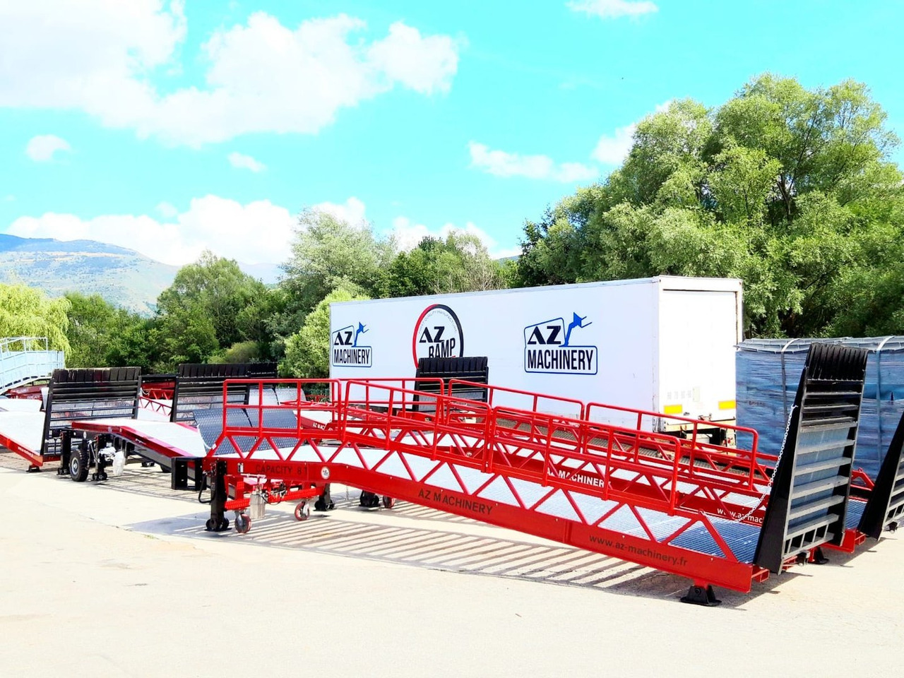 Rampe de chargement neuf Loading Ramp with with hydraulic tilting bridge -  AZ RAMP - STAR-RL- 8T. 8 ton capacity: photos 12