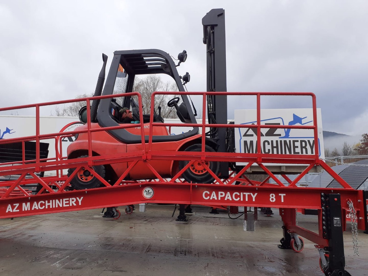 Rampe de chargement neuf Loading Ramp with with hydraulic tilting bridge -  AZ RAMP - STAR-RL- 8T. 8 ton capacity: photos 13