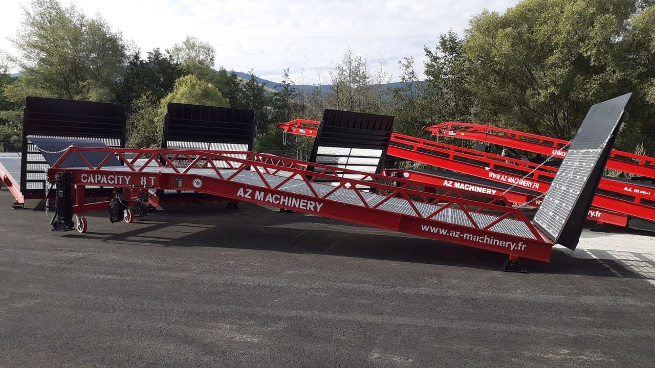 Rampe de chargement neuf **RENTAL** Loading Ramp with with hydraulic tilting bridge -  AZ RAMP - STAR- 8T. 8 ton capacity: photos 12