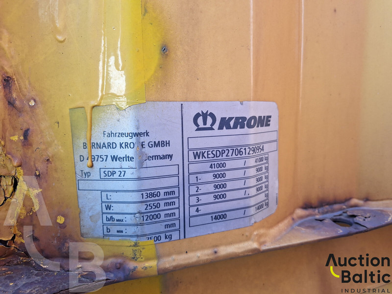 Semi-remorque rideaux coulissants Krone SDP 27: photos 20 Semi-remorque rideaux coulissants Krone SDP 27: photos 20