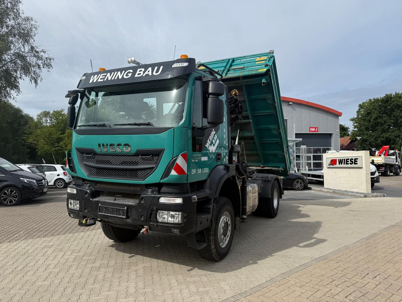 Iveco AD190 T/W Trakker 410 4x4 Allrad Kran KipperHIAB - Camion benne, Camion grue: photos 4 Iveco AD190 T/W Trakker 410 4x4 Allrad Kran KipperHIAB - Camion benne, Camion grue: photos 4