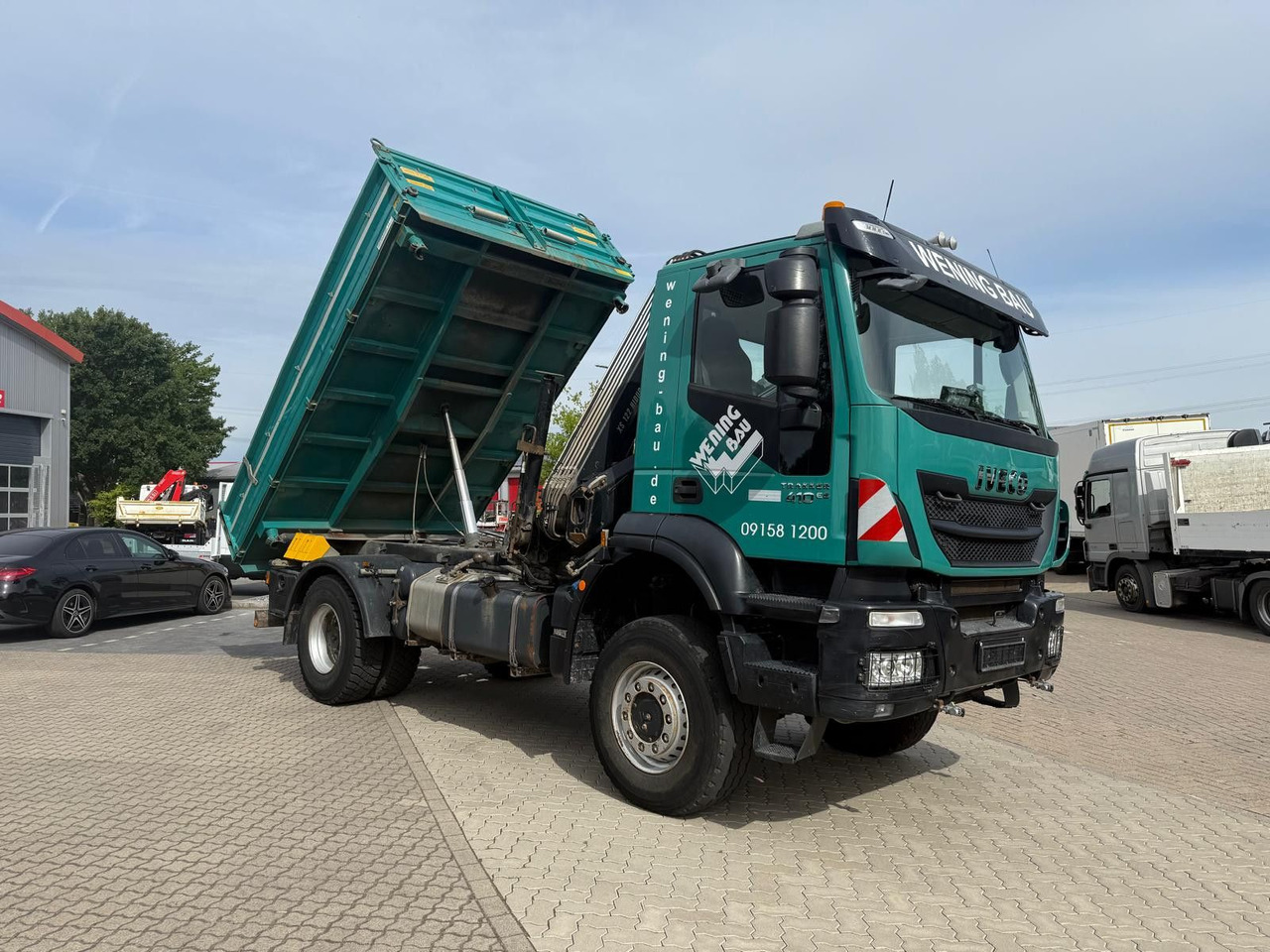 Iveco AD190 T/W Trakker 410 4x4 Allrad Kran KipperHIAB - Camion benne, Camion grue: photos 2 Iveco AD190 T/W Trakker 410 4x4 Allrad Kran KipperHIAB - Camion benne, Camion grue: photos 2