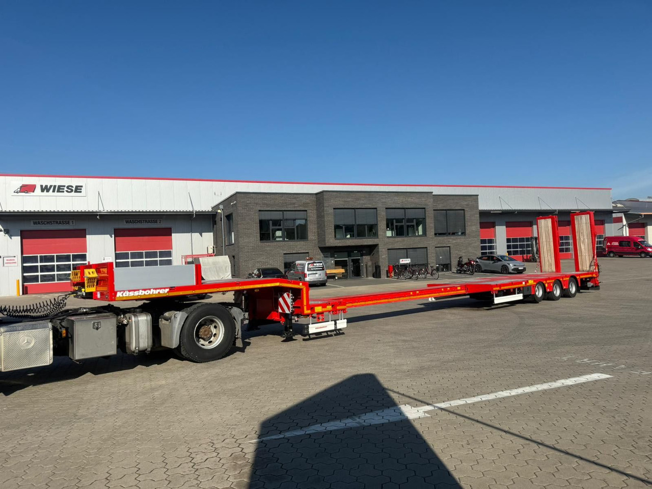 Kässbohrer K.SLA 3 / 1N-18/30 Ausziehbarer Tieflader - Semi-remorque surbaissé: photos 5 Kässbohrer K.SLA 3 / 1N-18/30 Ausziehbarer Tieflader - Semi-remorque surbaissé: photos 5