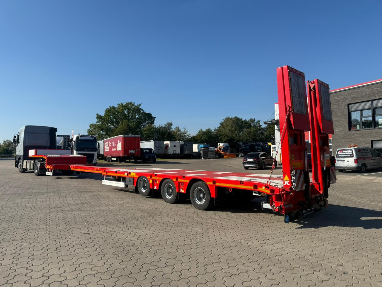 Kässbohrer K.SLA 3 / 1N-18/30 Ausziehbarer Tieflader - Semi-remorque surbaissé: photos 4 Kässbohrer K.SLA 3 / 1N-18/30 Ausziehbarer Tieflader - Semi-remorque surbaissé: photos 4