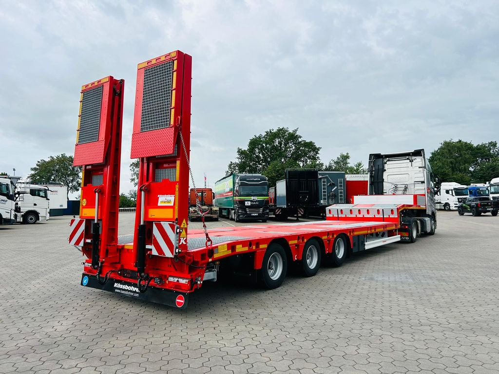 Kässbohrer SLS.HS Tieflader mit hydr. Schwanenhals - Semi-remorque surbaissé: photos 2 Kässbohrer SLS.HS Tieflader mit hydr. Schwanenhals - Semi-remorque surbaissé: photos 2
