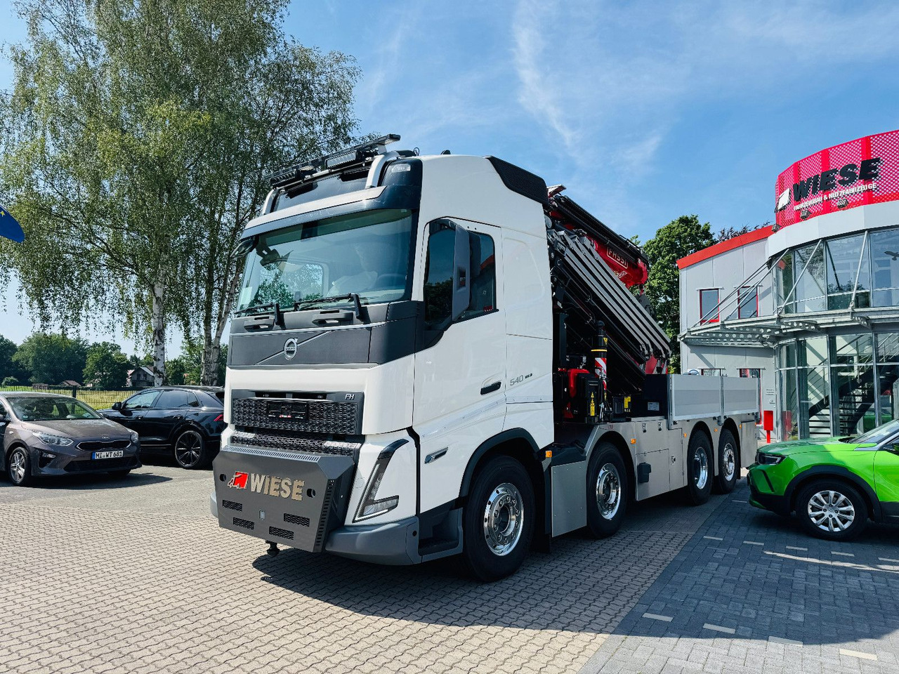 Camion plateau, Camion grue Volvo FH 540 mit Fassi F2150RAL Fly Jib + Winde: photos 9